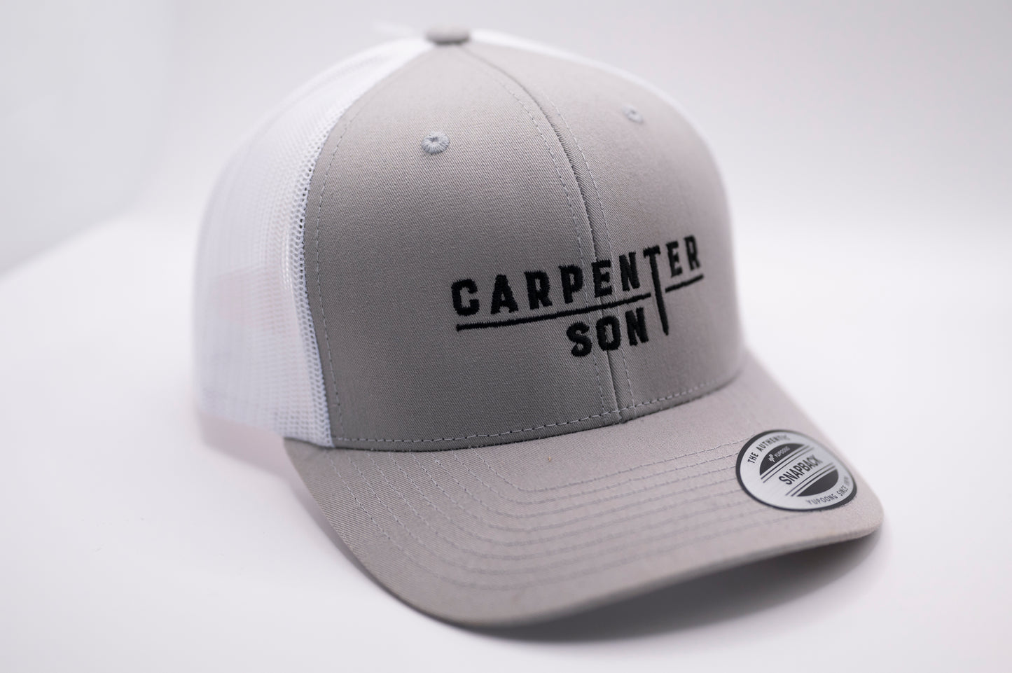 Retro TRUCKER CAP hellgrau