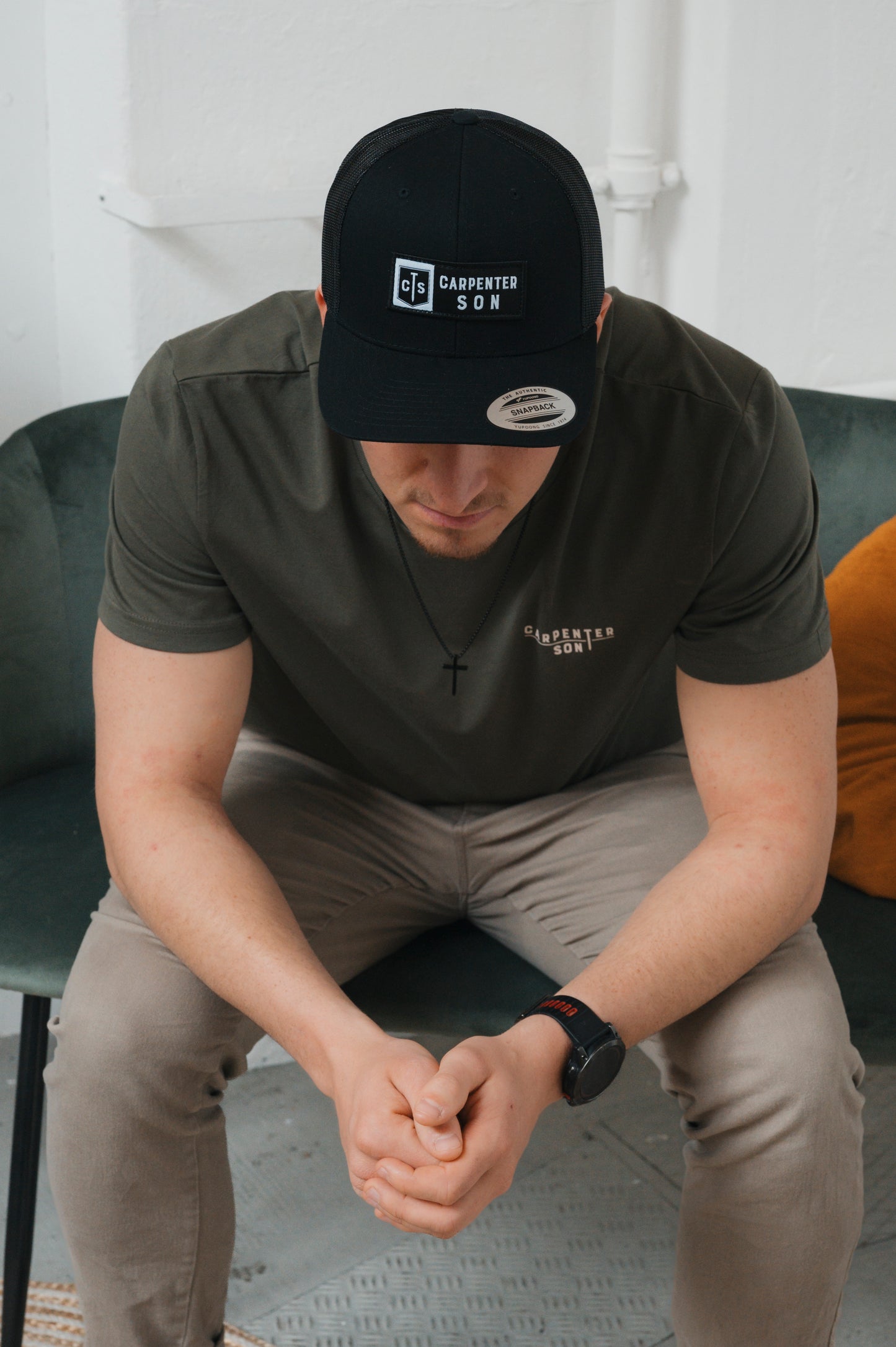 Retro TRUCKER CAP schwarz BADGE