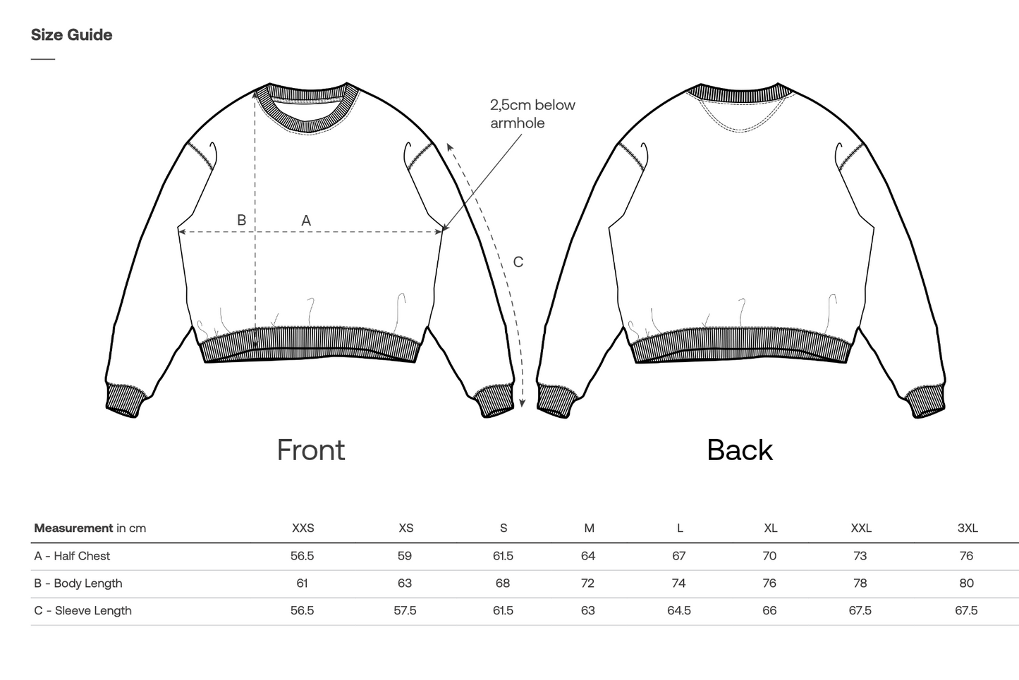 NOT GUILTY Sweatshirt