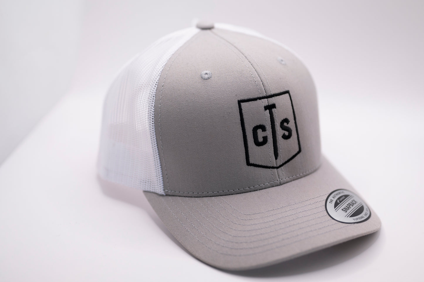 Retro TRUCKER CAP hellgrau Banner